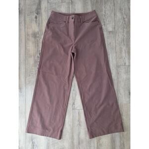 Lululemon City Sleek 5 Pocket Wide-Leg Pant Warpstreme 7/8 length Size 29